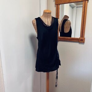 Robin Kaplan Black Silk Cami
